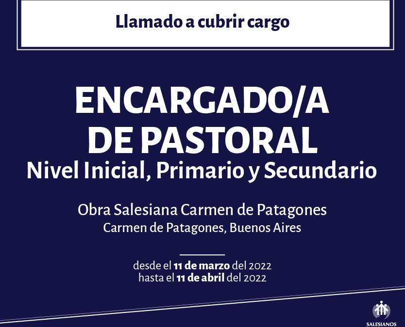 Carmen de Patagones – Llamado a cubrir cargo