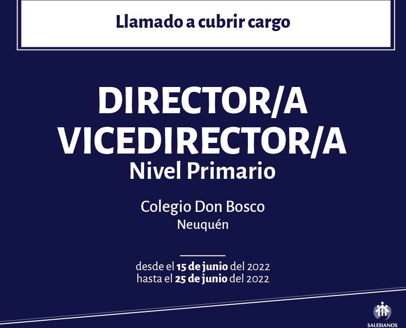 Neuquén – Llamado a cubrir cargo