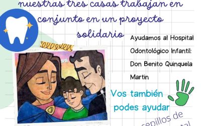 Campaña de donación de cepillos de dientes y dentífrico