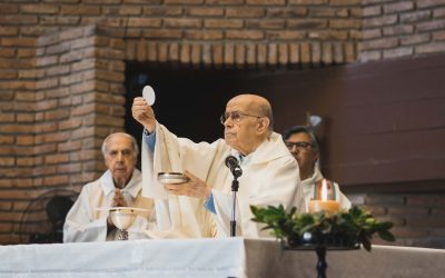 El P. Rafael Mañas celebró 60 años de sacerdote