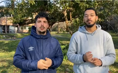“¡Nosotros rezamos por ustedes! ¡Ustedes recen por nosotros!”