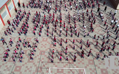 Un flashmob para homenajear a Don Bosco