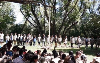 El Batallón 38 cerró el año con un campamento