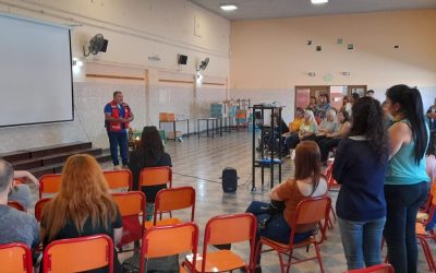 El campo escolar realizó una jornada institucional