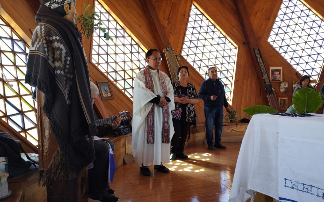 El P. Maravilla visitó a la Comunidad Mapuche de Neuquén