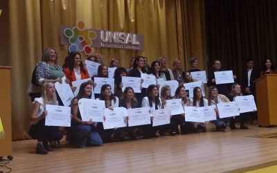 Colación de grado en Unisal, que tiene a sus primeras egresadas de la Licenciatura en Psicología