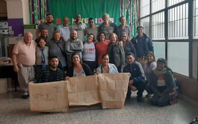 Reunión del equipo ampliado del Hogar de Cristo Jorge Novak de Villa Itatí