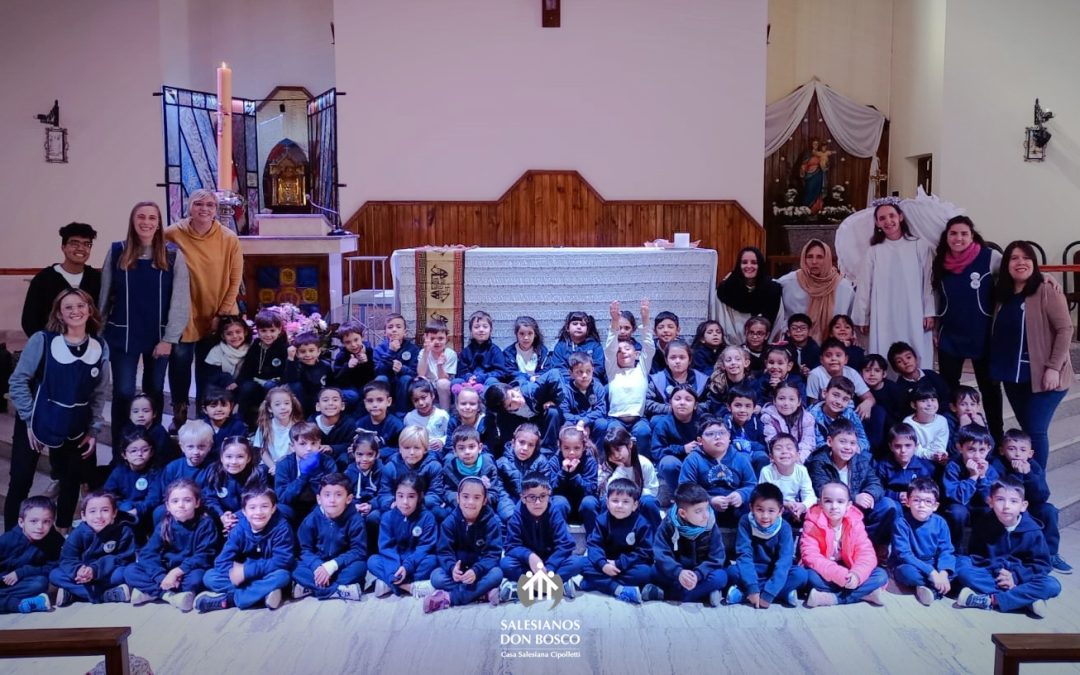 El nivel primario del Colegio Padre Brentana celebró la Pascua