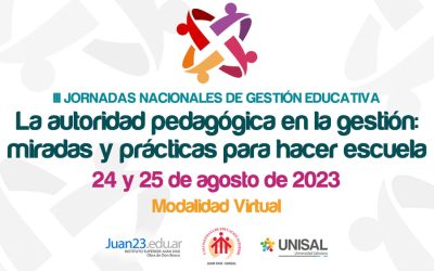 Abierta la inscripción para las III Jornadas Nacionales de Gestión Educativa