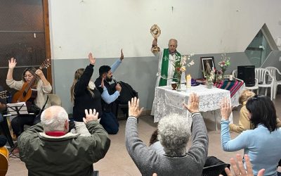 Misa de sanación en el Centro Newenche