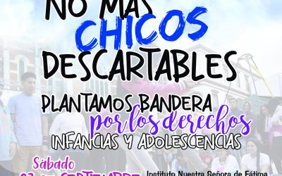 “Plantamos bandera por los derechos de las infancias y adolescencias”