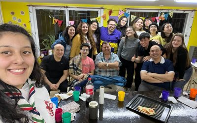 El P. Darío visita la Casa Nuestra Señora de la Merced