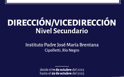 Cipolletti – Llamado a cubrir cargo