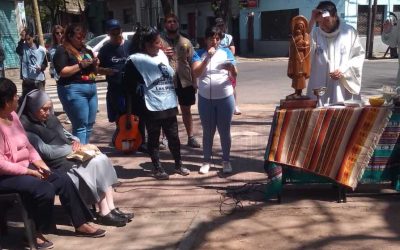 Homenaje al Papa Francisco en la Plaza Solís