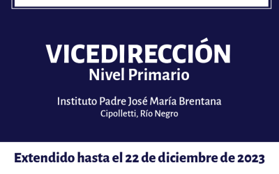 Cipolletti – Llamado a cubrir cargo