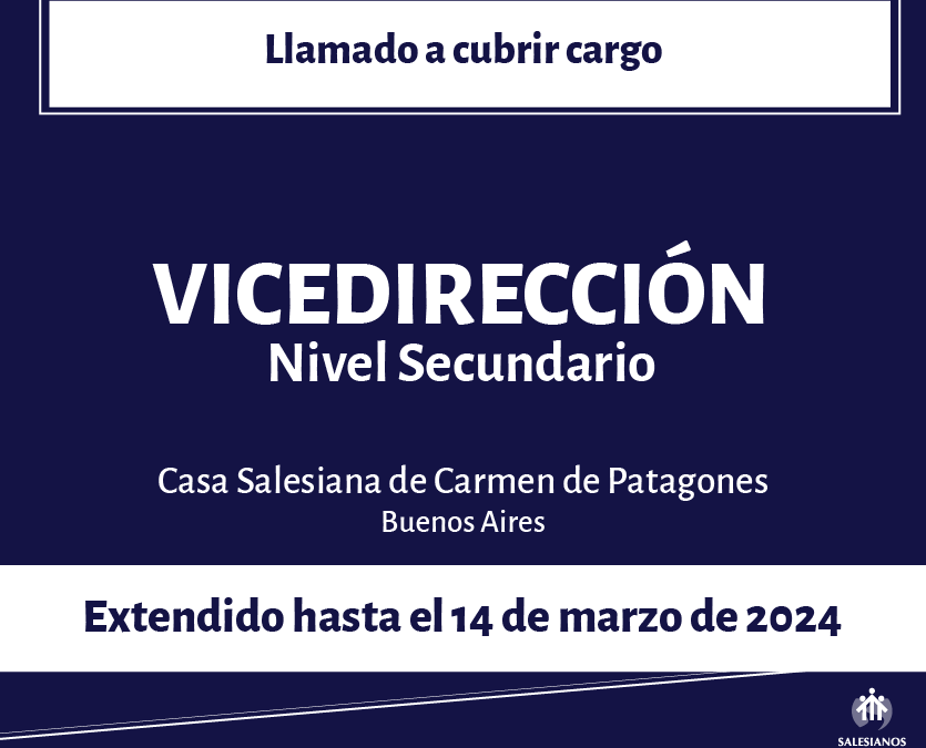 Carmen de Patagones – Llamado a cubrir cargo