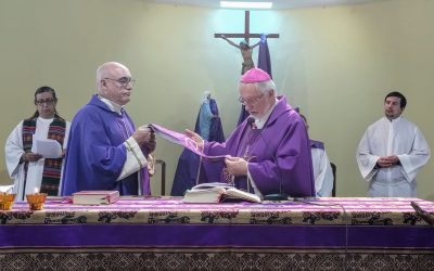 El P. Fabián García tomó posesión como párroco de San Juan Bosco