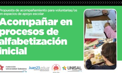 Una nueva formación de Unisal para el voluntariado dedicado al apoyo escolar