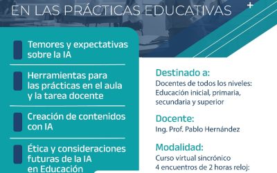 Revolucioná el aula. Inteligencia artificial en las prácticas educativas