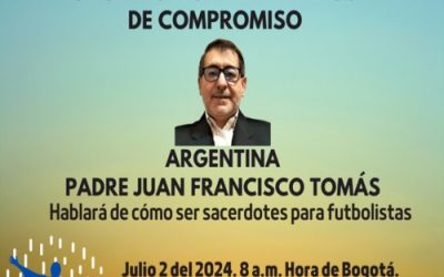 El P. Juan F. Tomás hablará sobre cómo ser sacerdotes para los futbolistas