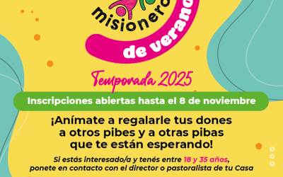 Voluntariado Juvenil Misionero de Verano 2025