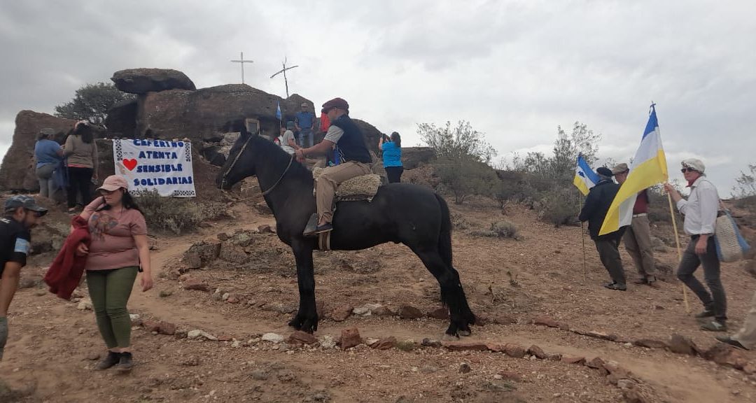 Inauguran y bendicen una gruta dedicada a Ceferino Namuncurá en Telsen