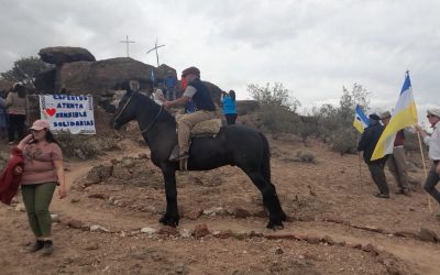 Inauguran y bendicen una gruta dedicada a Ceferino Namuncurá en Telsen