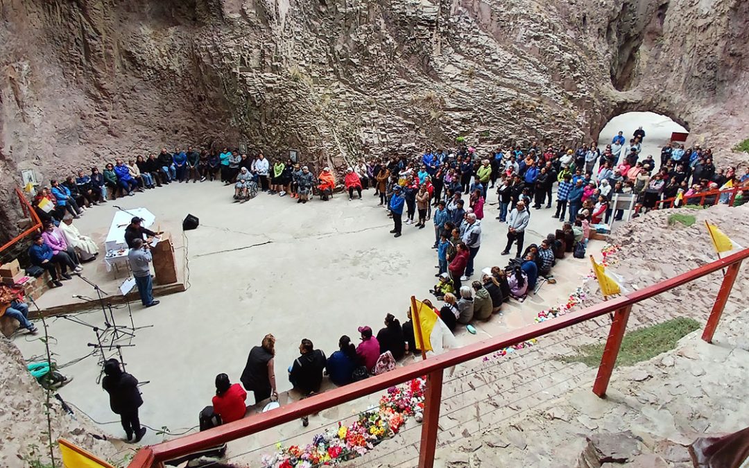 Puerto Deseado peregrinó hasta la ruta de la Virgen de Lourdes