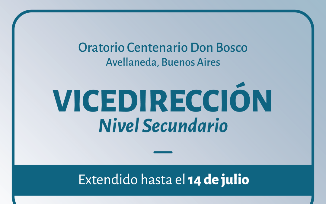 Avellaneda – Llamado a cubrir cargo