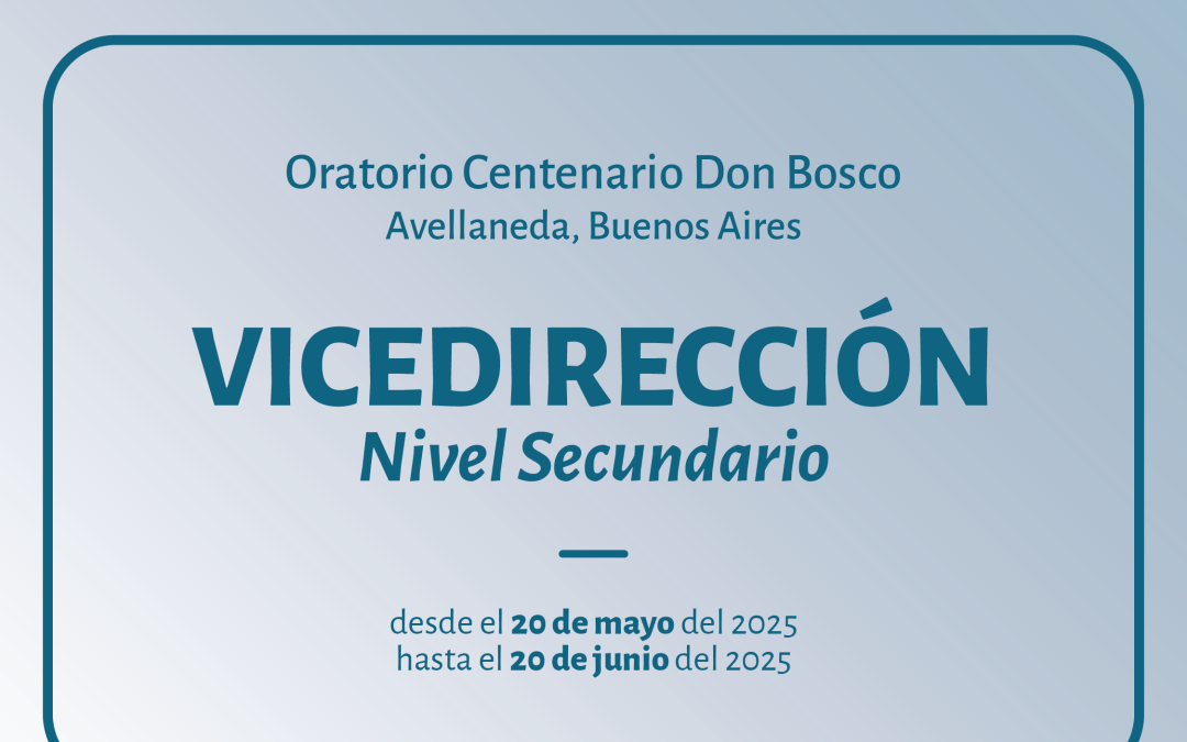 Avellaneda – Llamado a cubrir cargo
