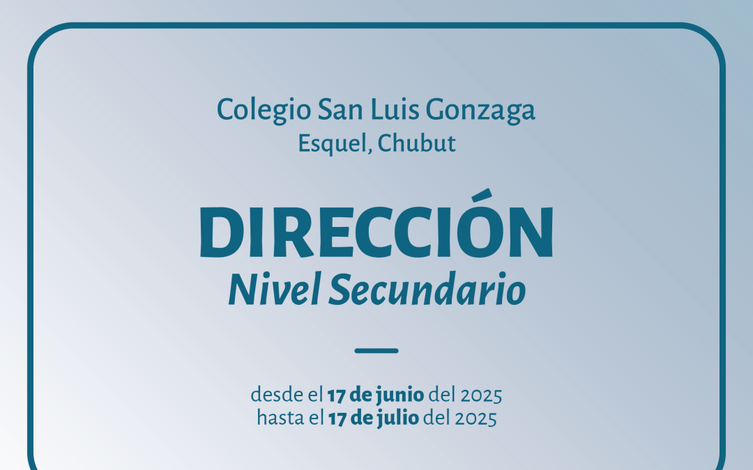 Esquel – Llamado a cubrir cargo