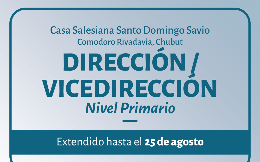 Comodoro Rivadavia – Llamado a cubrir cargo