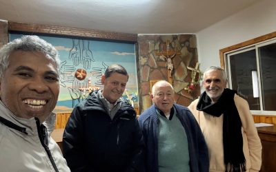 El P. Darío Perera visita la Casa Salesiana de Puerto Deseado