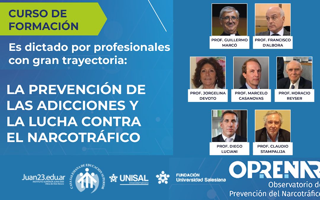 Nuevo curso online: “Prevención de las Adicciones y Lucha contra el Narcotráfico”