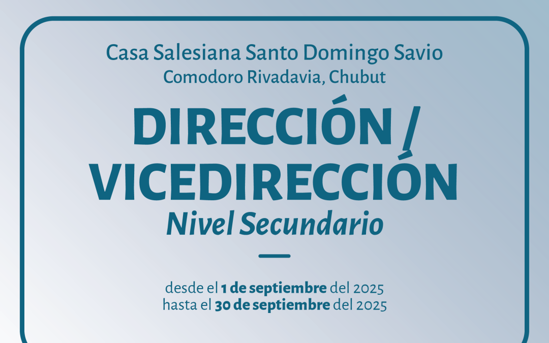Comodoro Rivadavia – Llamado a cubrir cargo