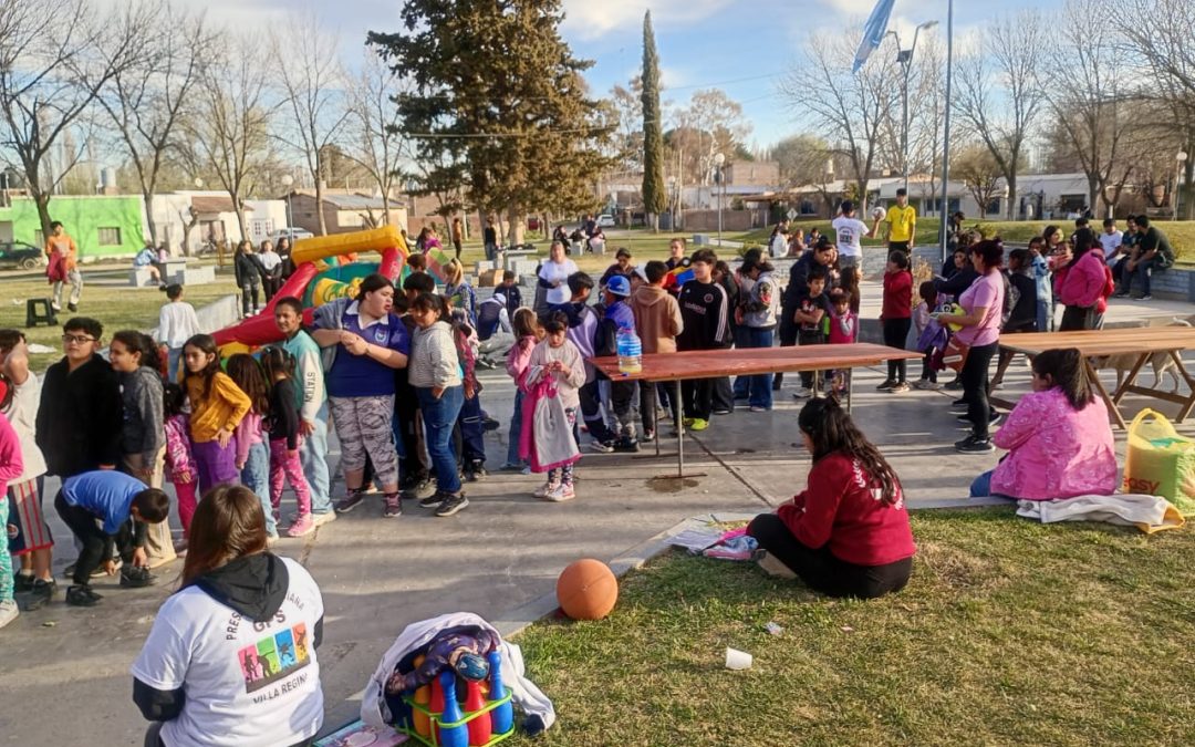 Variados festejos comunitario por el día de las infancias