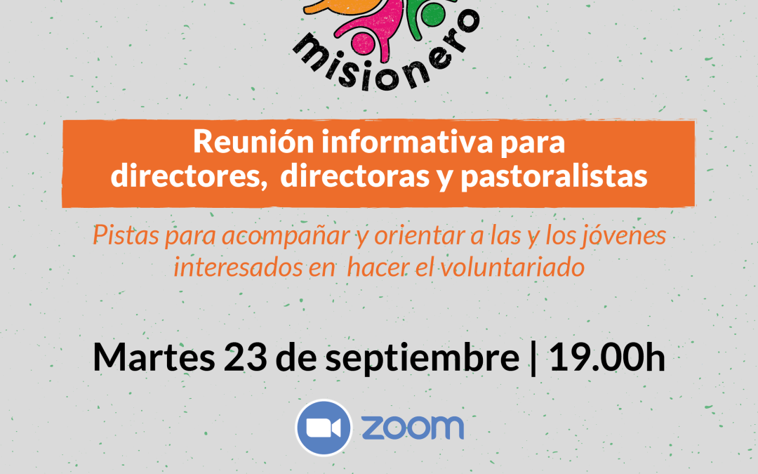 Reunión informativa sobre el Voluntariado de verano 2026