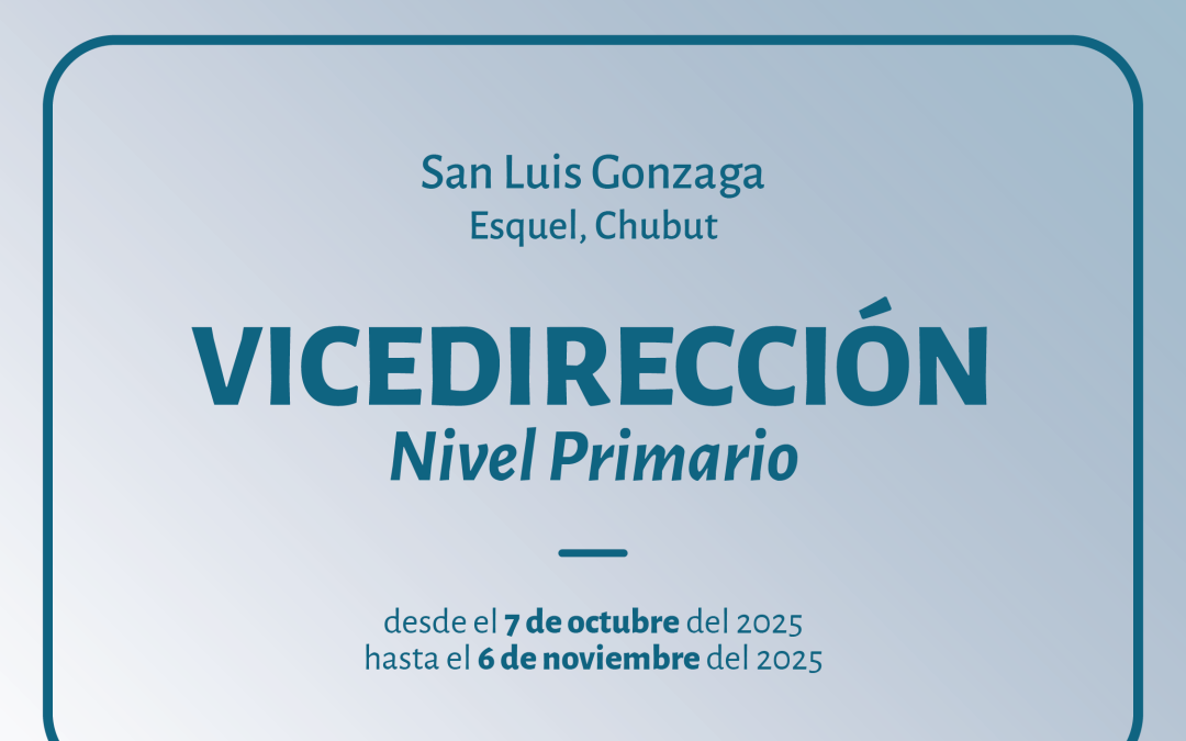 Esquel – Llamado a cubrir cargo