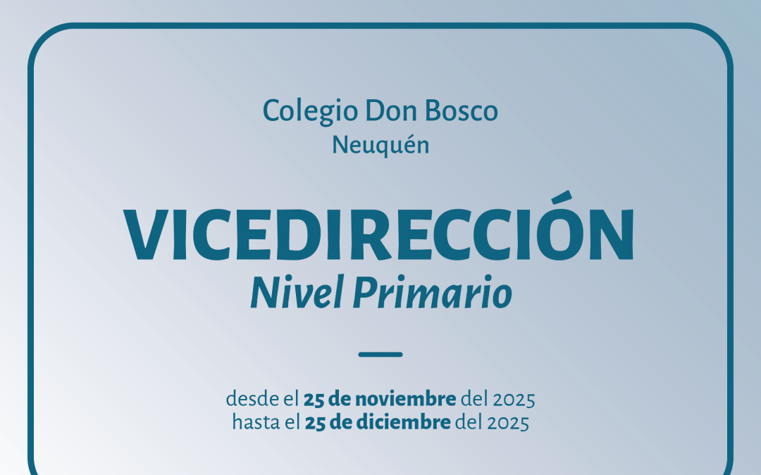 Neuquén – Llamado a cubrir cargo