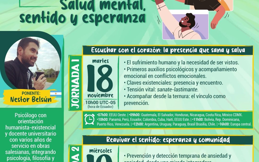 Seminario “Acompañar desde el Encuentro: Salud mental, sentido y esperanza”