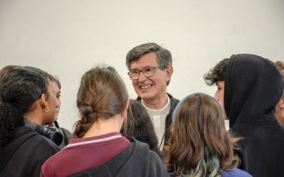 El obispo Alejandro Georgi visitó la Casa San Francisco de Sales