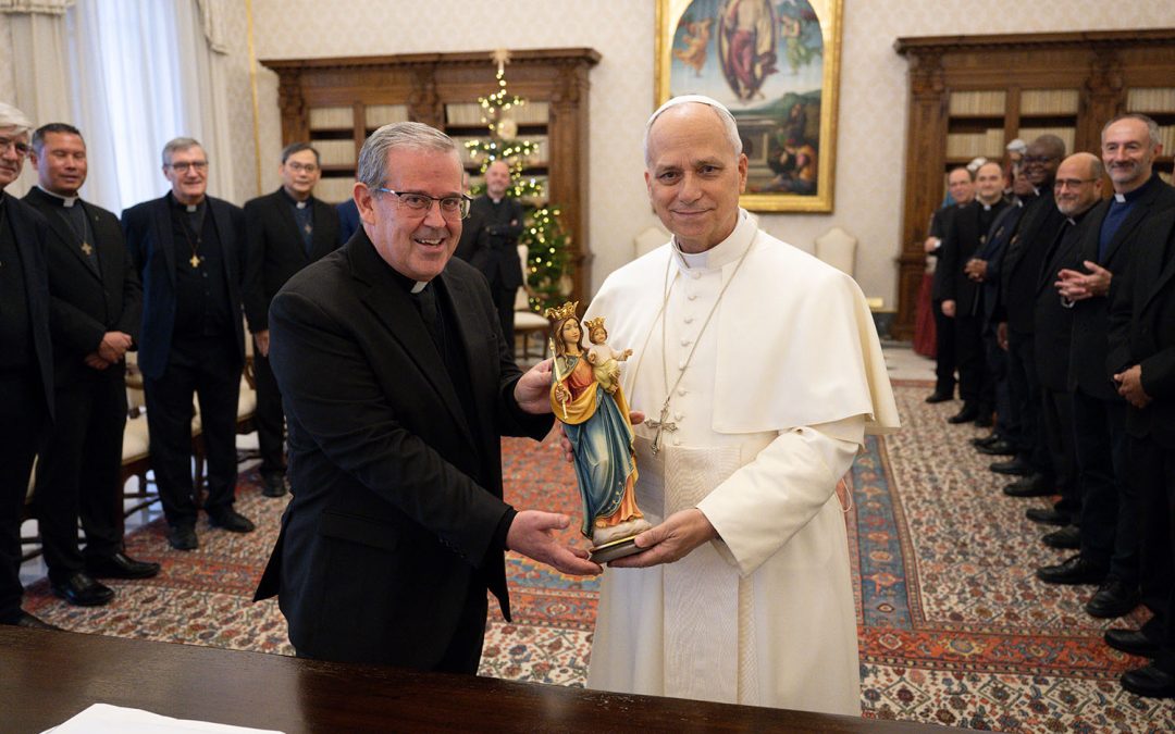 “Un intercambio fraterno y espontáneo” entre León XIV y el Rector Mayor