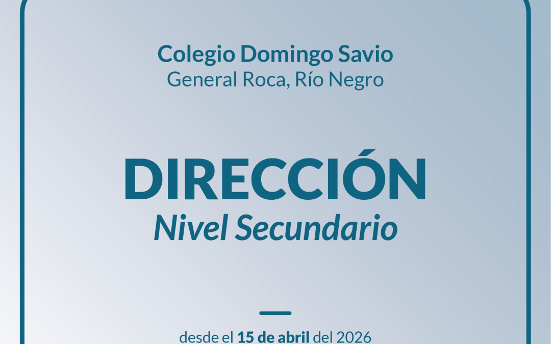 General Roca – Stefenelli – Llamado a cubrir cargo