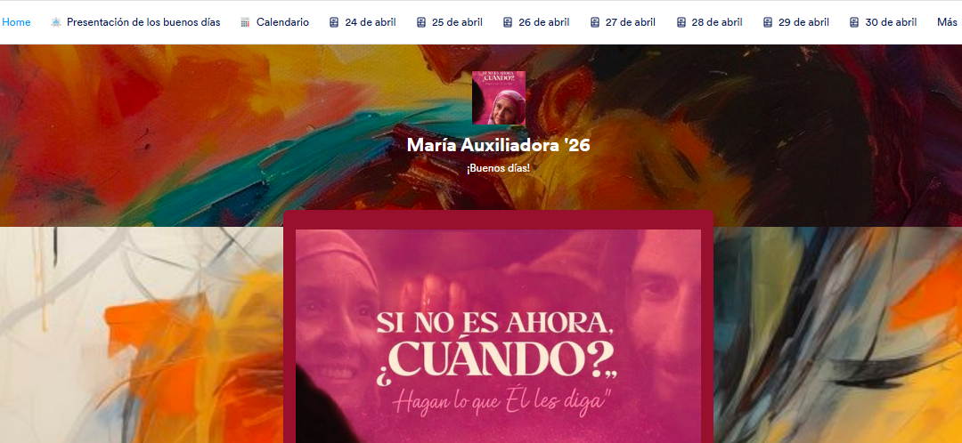 Una app para los buenos días en el mes de preparación a la fiesta de María Auxiliadora