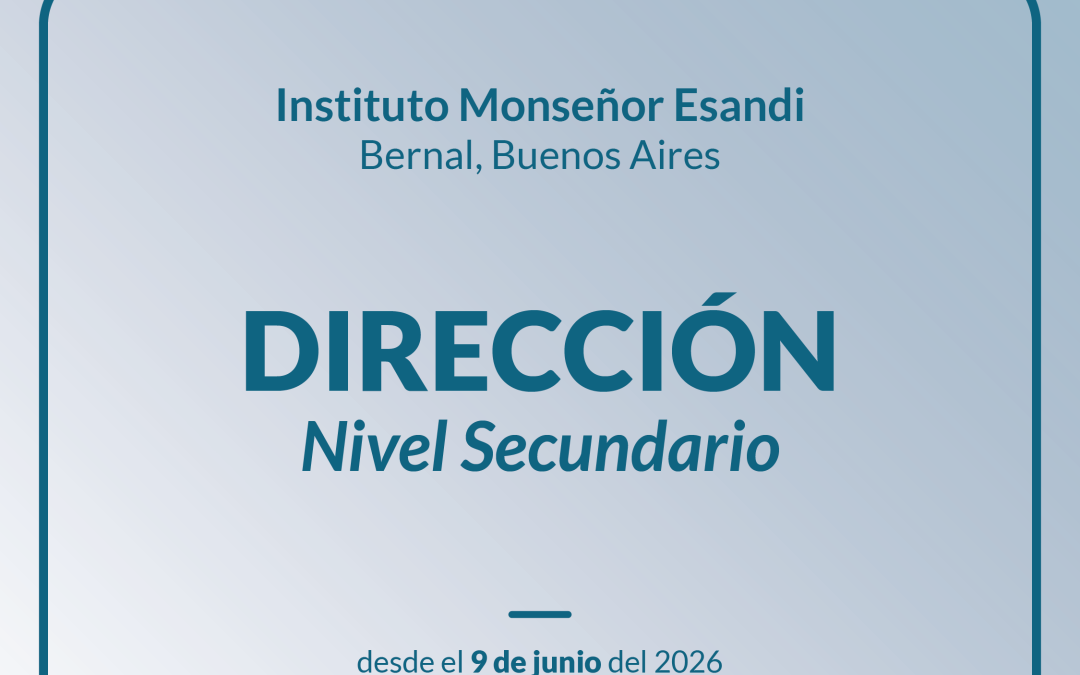 Bernal – Llamado a cubrir cargo