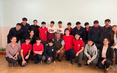 Visita a la Casa Salesiana Deán Funes del Vicario Inspectorial, Padre Osvaldo Braccia