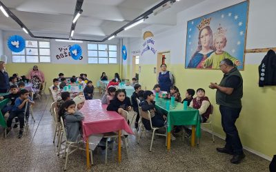 Una visita que renueva el fuego del carisma en el Domingo Savio de Comodoro Rivadavia