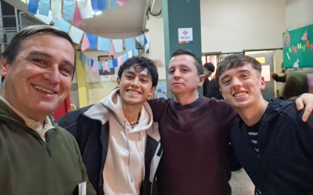 El Delegado para la Pastoral Juvenil visitó la Casa Salesiana de San Pedro