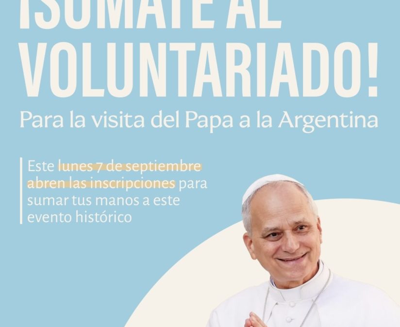 Para ponernos al servicio de la visita del Papa León XIV a la Argentina