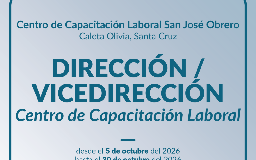 Llamado a cubrir cargo – Caleta Olivia